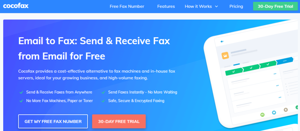CocoFax Is Here For You So That You Can Fax By Email Easily