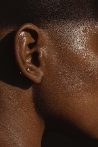 A person’s ear