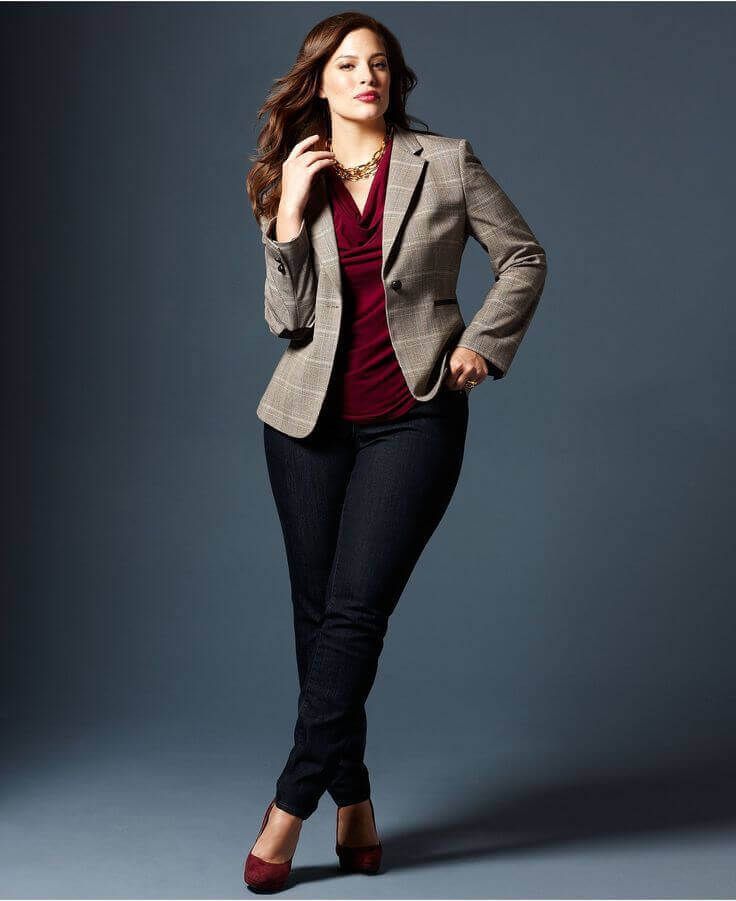 plus size business casual