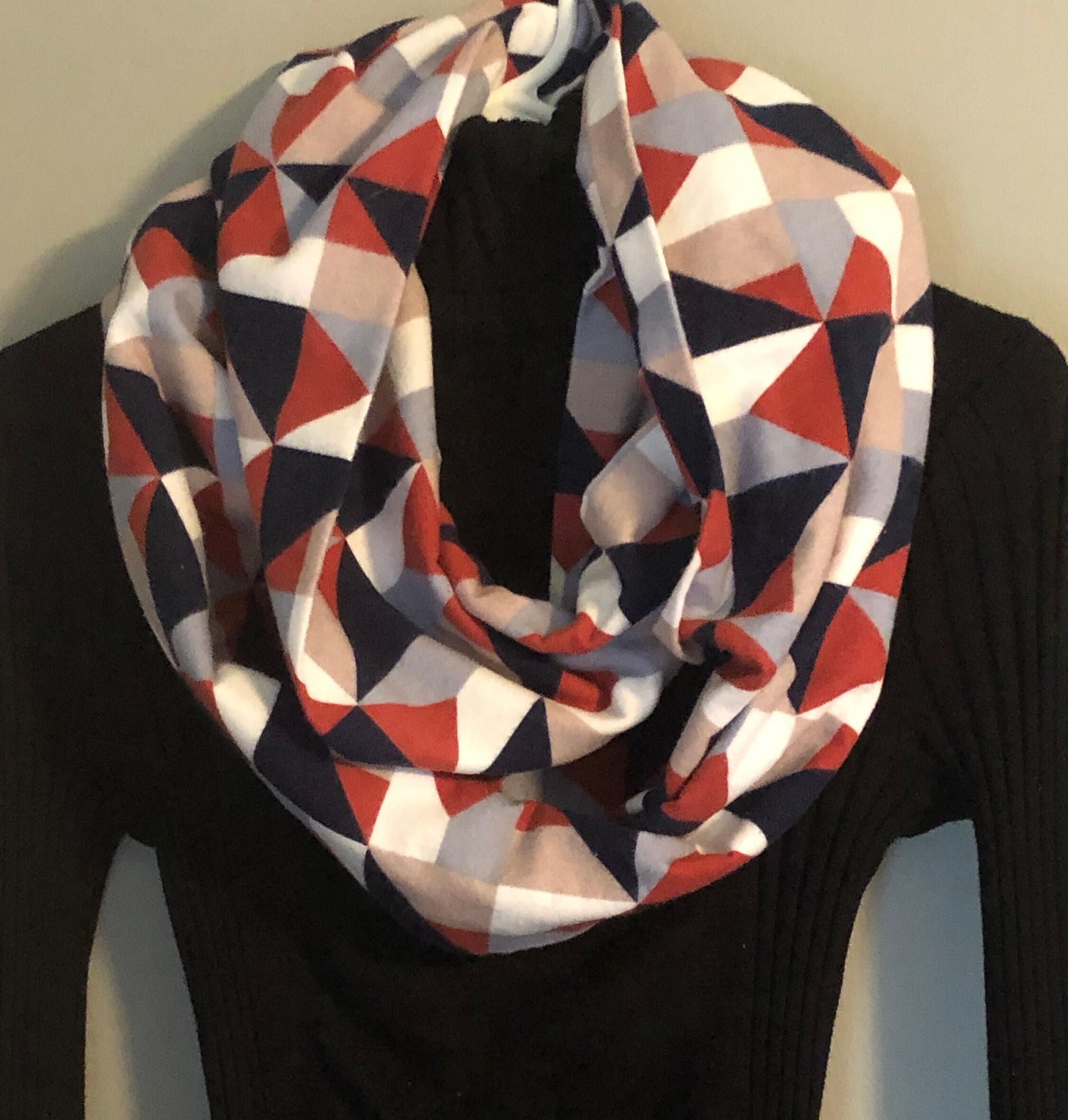 Double Loop silk scarf