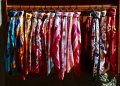 how to wear a silk scarf