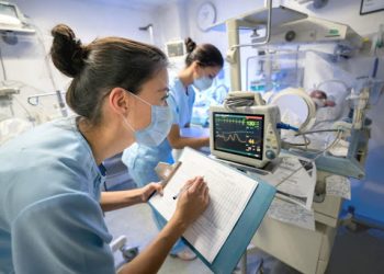 How neonatal nursing professionals work with other healthcare professionals